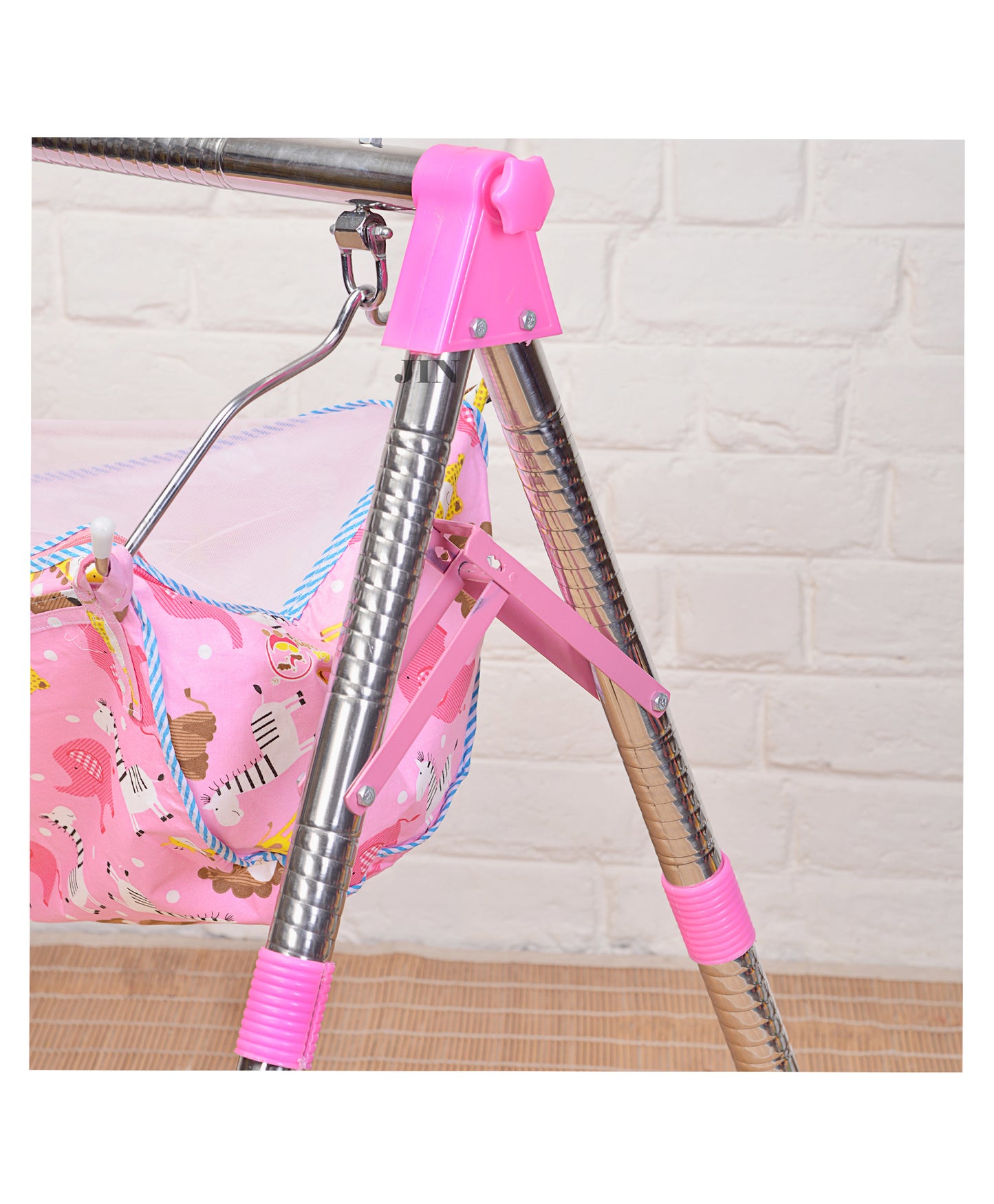 A to Z Hub Portable Stainless Steel Baby Cradle