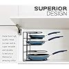 GREEEN TOUCH Multipurpose Pan And Pot Tawa Bartan Rack Holder Stand Plate Dish Lid Tray Utensils Cookware Cupboard Cabinet Storage Shelf Shelves Organiser Organizer for Kitchen (Round Model)