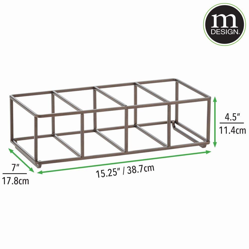 Green Touch Stackable, Metal Geometric Free-Standing Water Bottle and Wine Rack Storage Organizer for Kitchen Countertops, Pantry, Fridge - Holds 8 Bottles - 2 Pack - Black