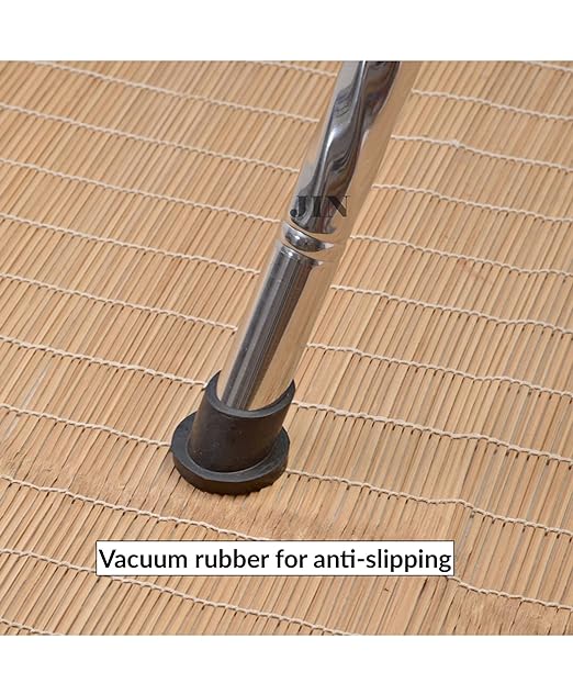 Green Touch Vacuum Rubber Pad For Round Pipe Baby Swing Cradle/Ghodiyu (For Round Pipe), 1 Count, Black