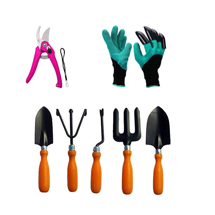 Garden Tools Set(Indian),Garden Gloves with Claws, Garden Cutter/Plant Cutter/Planter Cutter/Plant Tools/Planter Tools/Tree Cutter/Gloves/Garden Tool kit