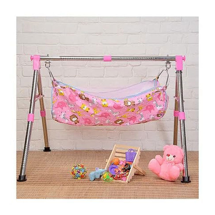 A to Z Hub Portable Stainless Steel Baby Cradle