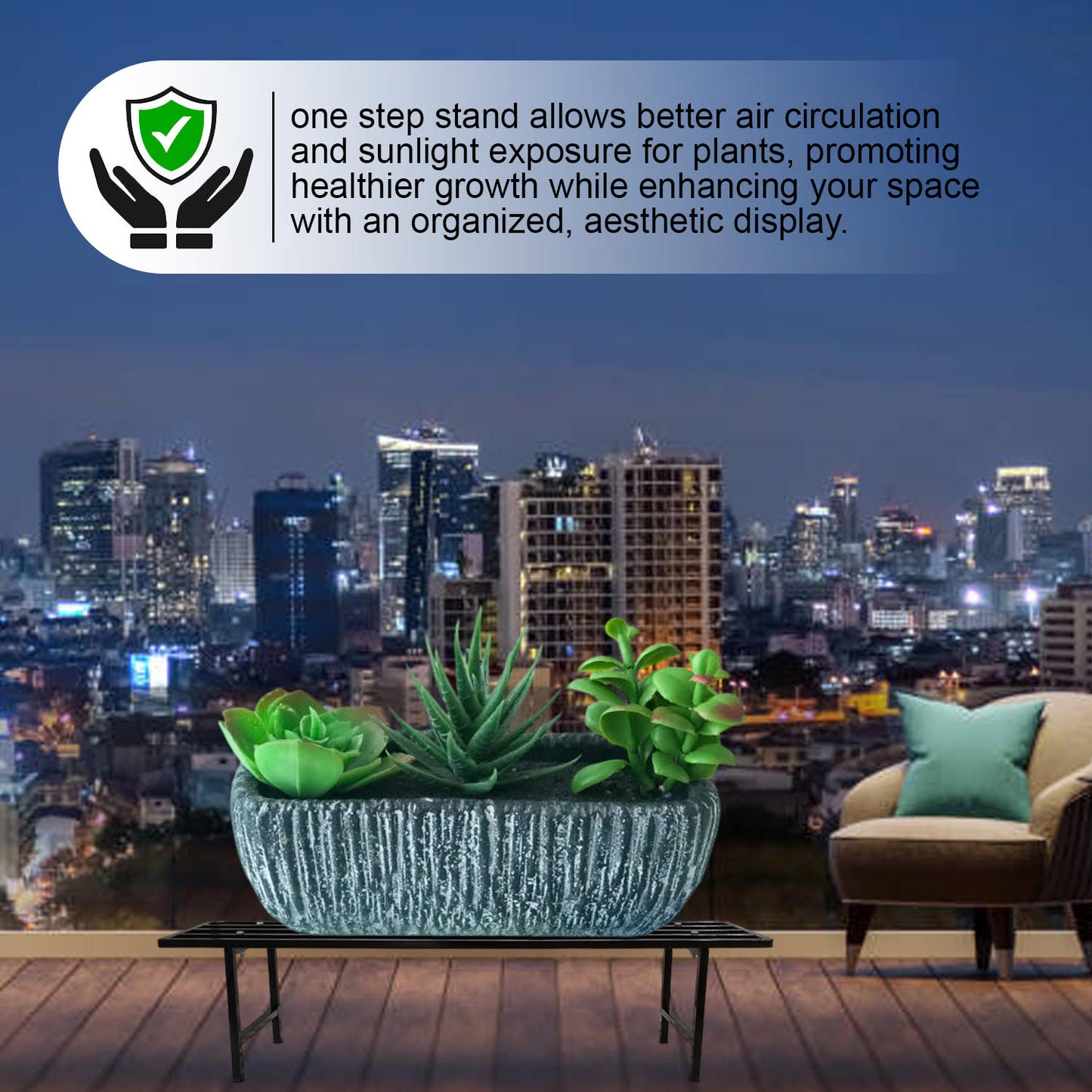 Space-Saving Iron Plant Stand,Durable & Stylish for Home Décor,Multi-purpose plant Stand,Balcony plant stand