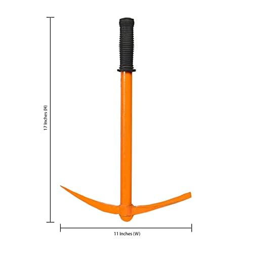 Green Touch  Combo of 4 Garden Tool Set Includes, Garden Hoe, Garden Tiller, Harden Hand Hoe,with Axe- Set of Required Tools