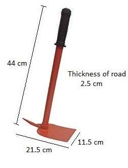 Green Touch  Combo of 5 Garden Tool Set Includes, Garden Hoe, Garden Tiller, Harden Hand Hoe,Gloves - Set of Required Tools