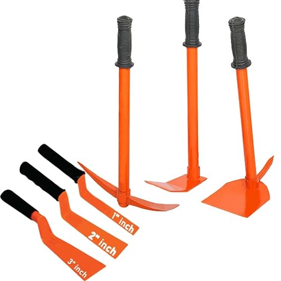 Green Touch  Combo of 6 Garden Tool Set Includes, Garden Hoe, Garden Tiller, Harden Hand Hoe,with khurpi Set - Set of Required Tools