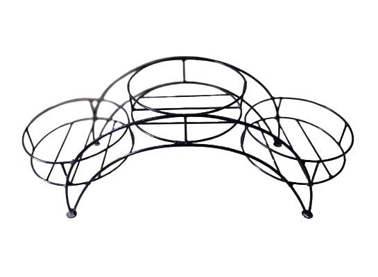 green touch 3 TIER Spe. Edition Decorative Planter Stand For Indoor and outdoor,Home,Kitchen,Terrace,Garden,Schools,Hotel,restaurants,stands For Balcony garden office Decor Items office (Spe Edi 9)