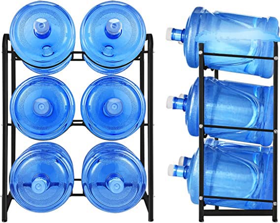 green touch  Total 6 Water Can Bottle Holder Stand, Bislery Bottle Holder Stand,20ltr Water Bottle Holder Can Stand,Water Dispenser Stand,Water can Stand,Gallon Bottle Stand
