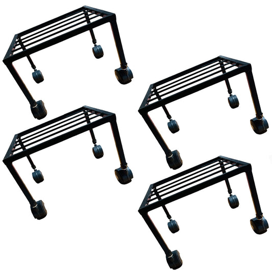 A to Z Hub Pack Of 4 Decorative Planter Stand For Indoor and outdoor,Home,Kitchen,Terrace,Garden,Office,Schools,Hotel,restaurants,stands For Balcony/ Multipurpose Use. Visit the A to Z Hub Store