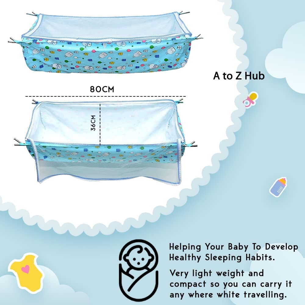 A to Z Hub Foldable And Portable Stainless Steel Baby Cradle/ghodiyu/Swing
