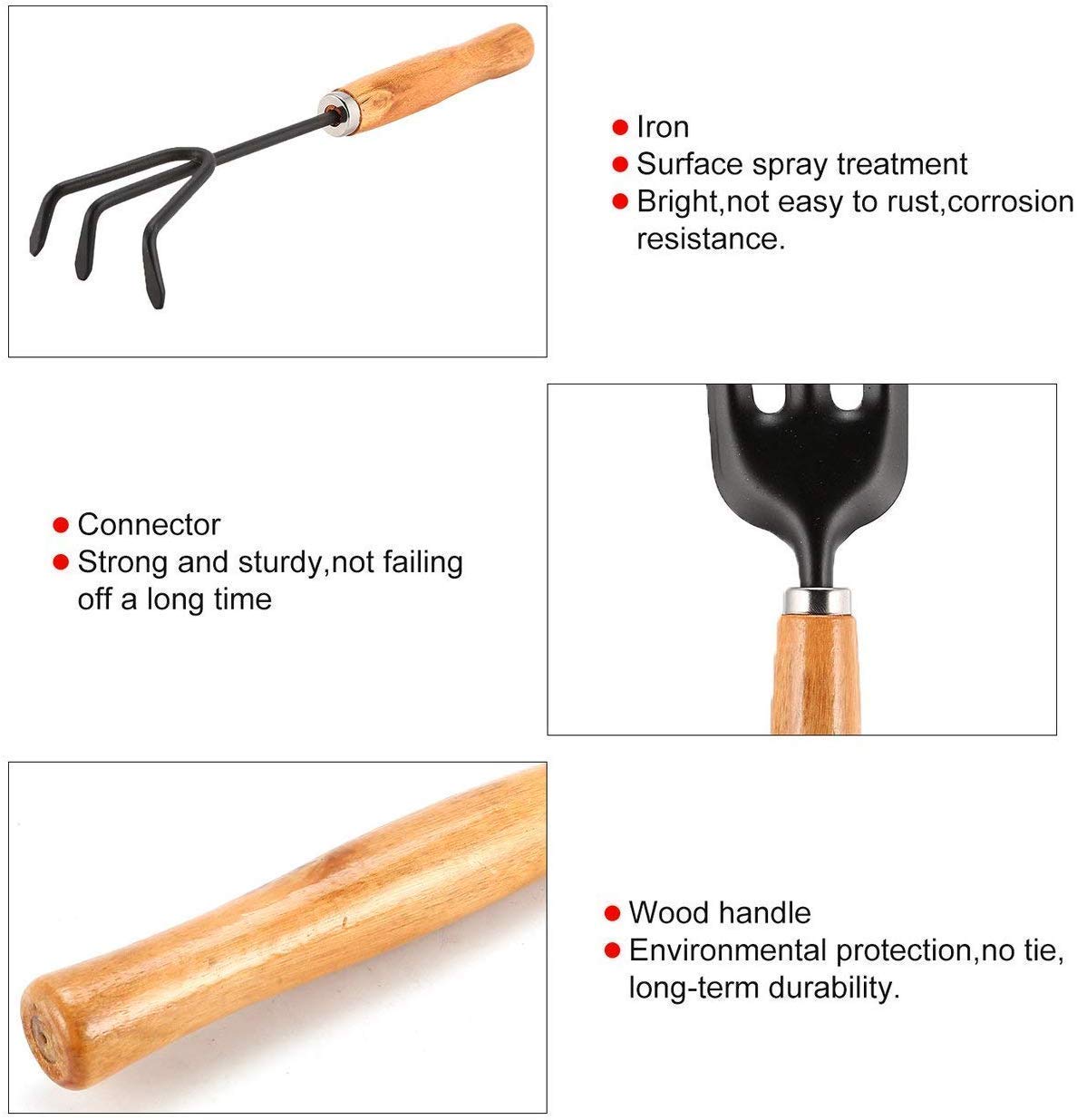 Green Touch Garden Tools Set Pack of 6