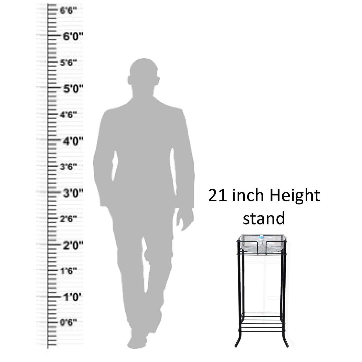 Green Touch  Water Dispencer Stand,Water Can Stand,Water Stand Can 20Ltr,Water Filter Stand Wall.Water Stand,Water Bottle Stand,Water Stand for Kitchen,School,Office Rerestaurants (Model 3)