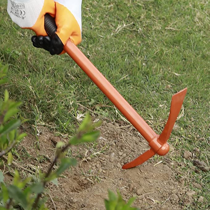 Green Touch  Combo of 6 Garden Tool Set Includes, Garden Hoe, Garden Tiller, Harden Hand Hoe - Set of Required Tools