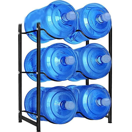 green touch  Total 6 Water Can Bottle Holder Stand, Bislery Bottle Holder Stand,20ltr Water Bottle Holder Can Stand,Water Dispenser Stand,Water can Stand,Gallon Bottle Stand