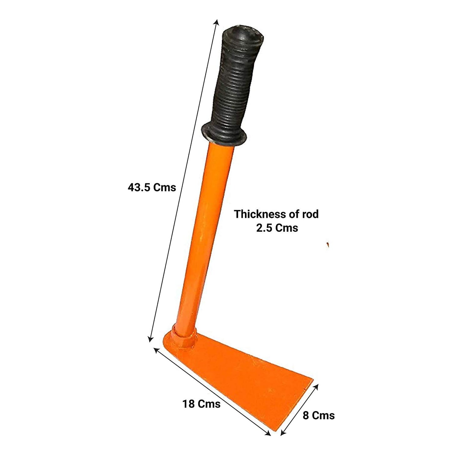 Green Touch Garden Tool Set Includes, Garden Hoe, Garden Tiller, Harden Hand Hoe with Pack of 4 Iron Indoor/Outdoor Flower Pot/Plant Stand for Home Garden Balcony Living Room Decor.