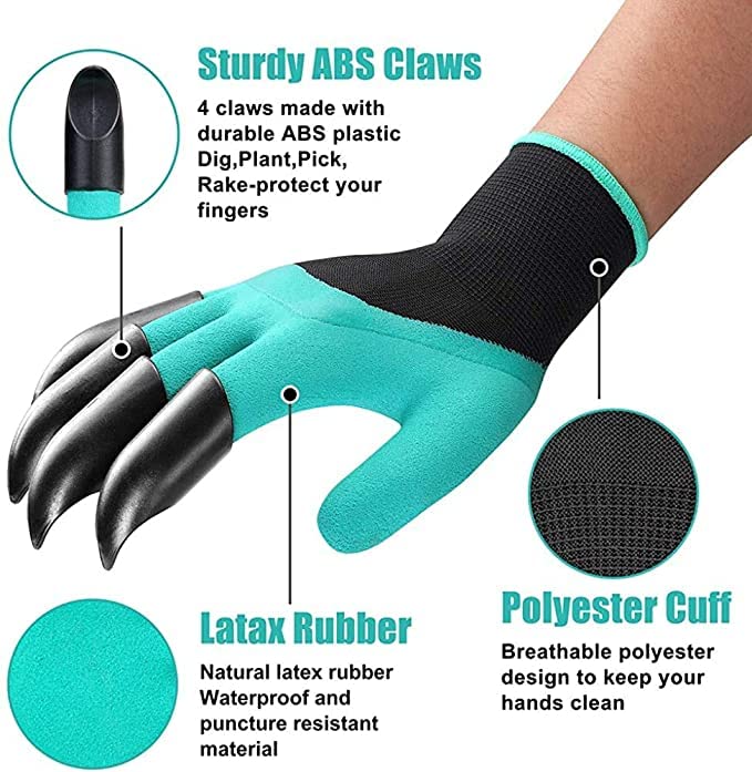 Green Touch  Pack of 3 Gardening Tools Include Gradening Headge Shear, Gardening Glove and Headge Blade Oil Combo