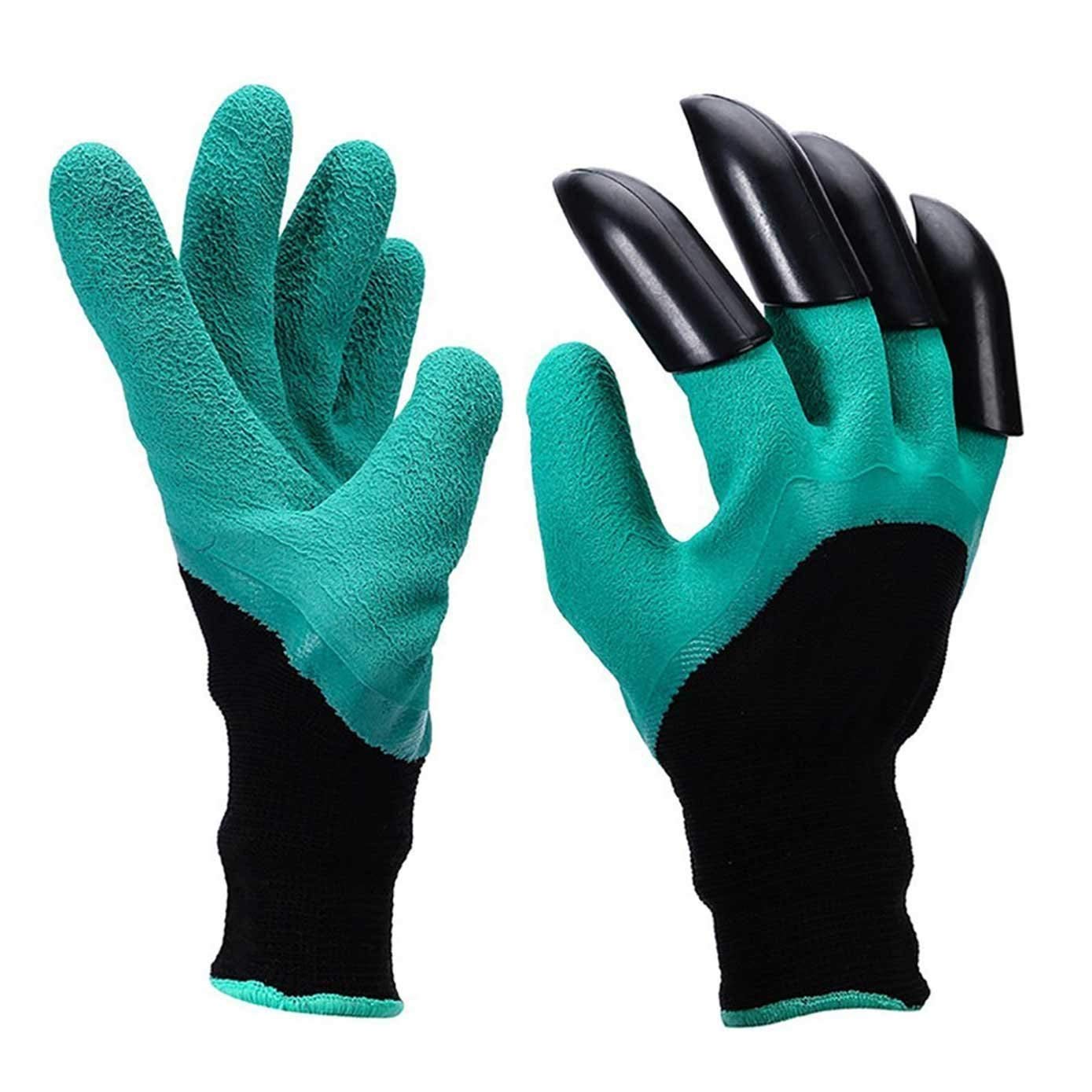 Green Touch Pack of 2 Home Gardening tools items combo,Two In Hoe and weeder tool, n gloves clown Garden Tool Kit,gardening cutivator,gardening tiller,gardening hoe,gloves set gardening(combo tools 14)