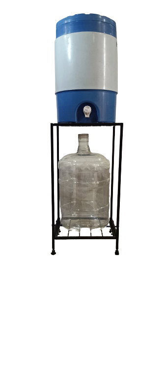 Green Touch  Water Dispenser Stand With One Extra 20 liter Bottle Holder Below&Facility Of Glass Holder,Water Can Stand 20 liter, Water Filter Stand For Kitchen,School,Office (Model 1)