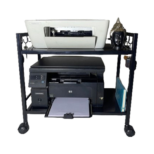 Green Touch Office Printer Stand Office Organizer (2 Tier)