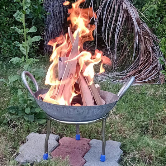Green TouchEnhance your outdoor gatherings with the Bonfire Pit for Outdoor Campfire Bowl,signed for garden use, outdoor camping, and barbecue making.