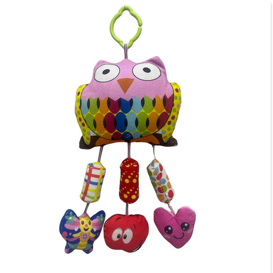Green Touch Baby Cradle Crib & Stroller Plush Playing Toy Car Hanging Rattles, Hanging Toys,ghodiyu Toy. (Pattern 3)