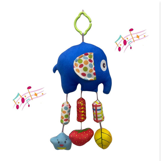 Green Touch Baby Cradle Crib & Stroller Plush Playing Toy Car Hanging Rattles, Hanging Toys,ghodiyu Toy. (Pattern 1)